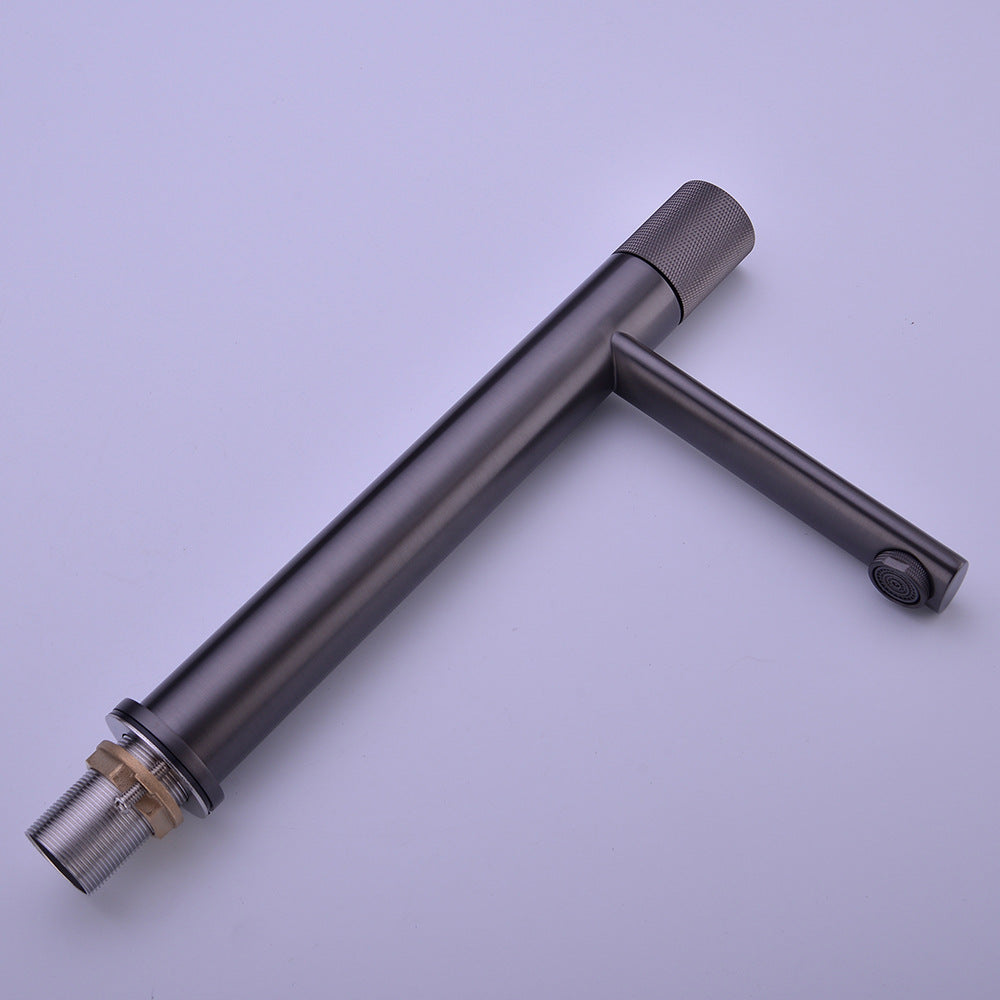 Eumtenr Counter Basin Single Handle Hot and Cold Bathroom Faucet - High End