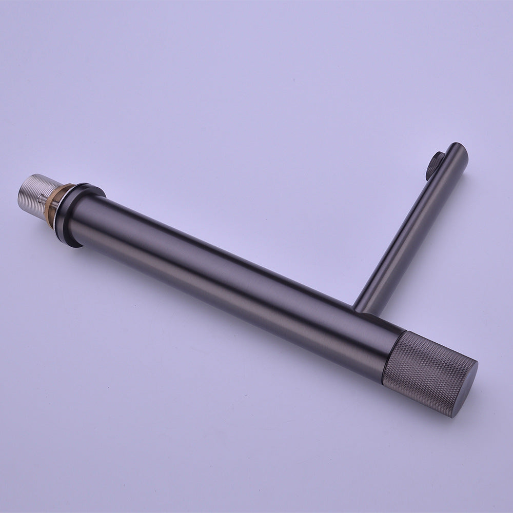 Eumtenr Counter Basin Single Handle Hot and Cold Bathroom Faucet - High End