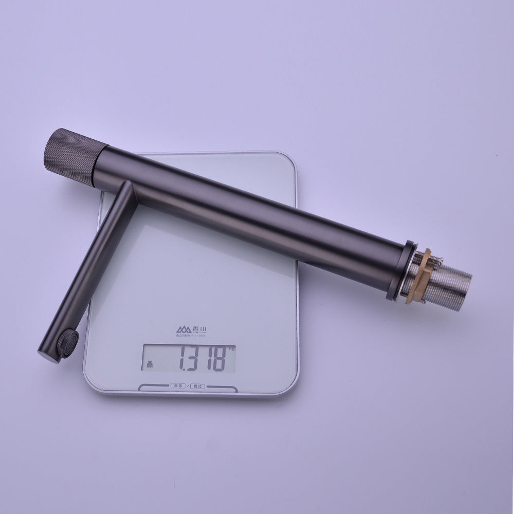 Eumtenr Counter Basin Single Handle Hot and Cold Bathroom Faucet - High End