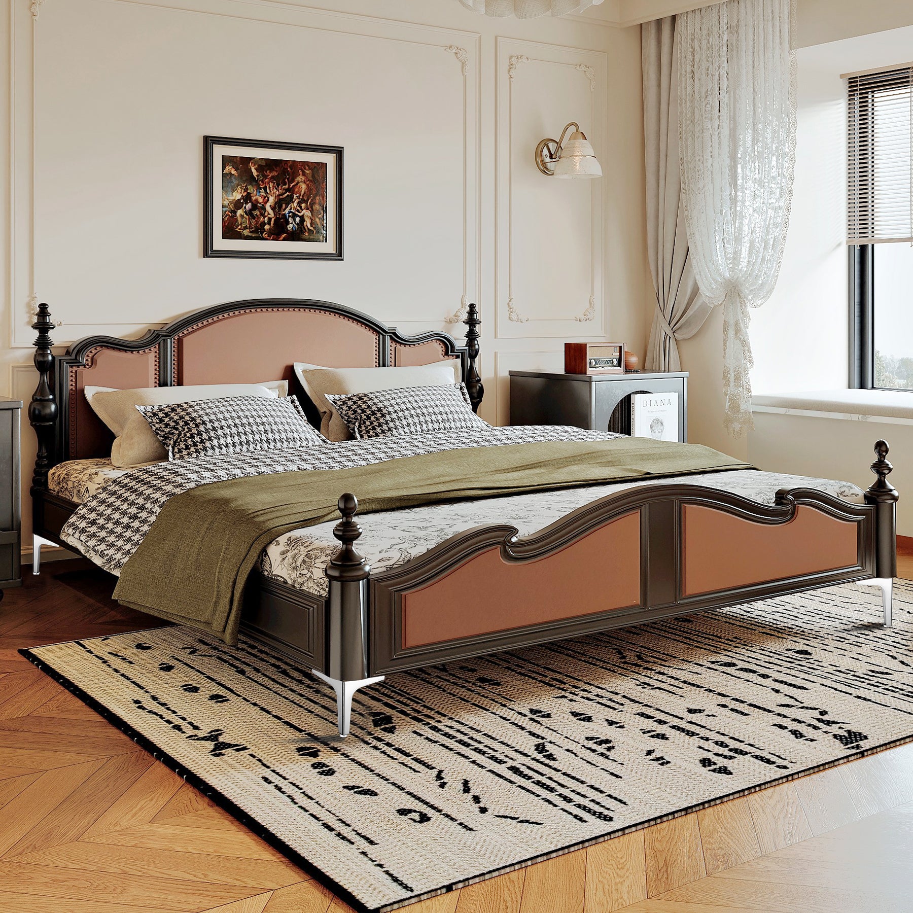 Eumtenr 4 Inch Solid Metal Furniture Legs, Polished Chrome (Set of 4)