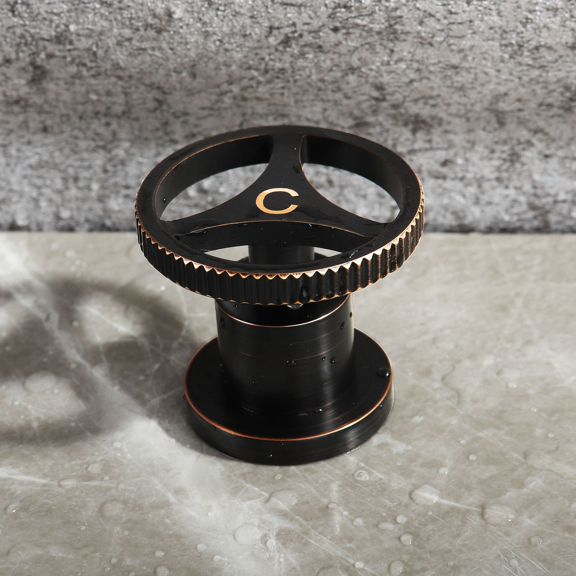 Dual Handle 3 Hole Bathroom Faucet