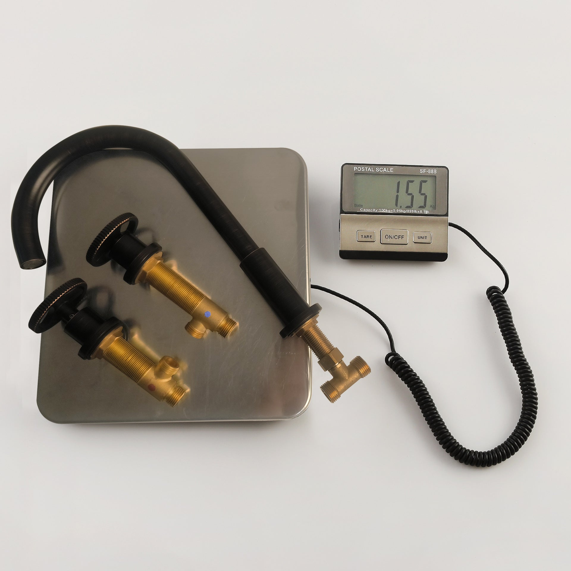 Dual Handle 3 Hole Bathroom Faucet