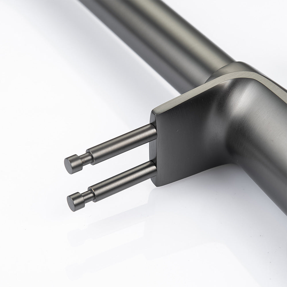 Brass Pulling and Retracting Kitchen Faucet (Hot and Cold Water with Hook)