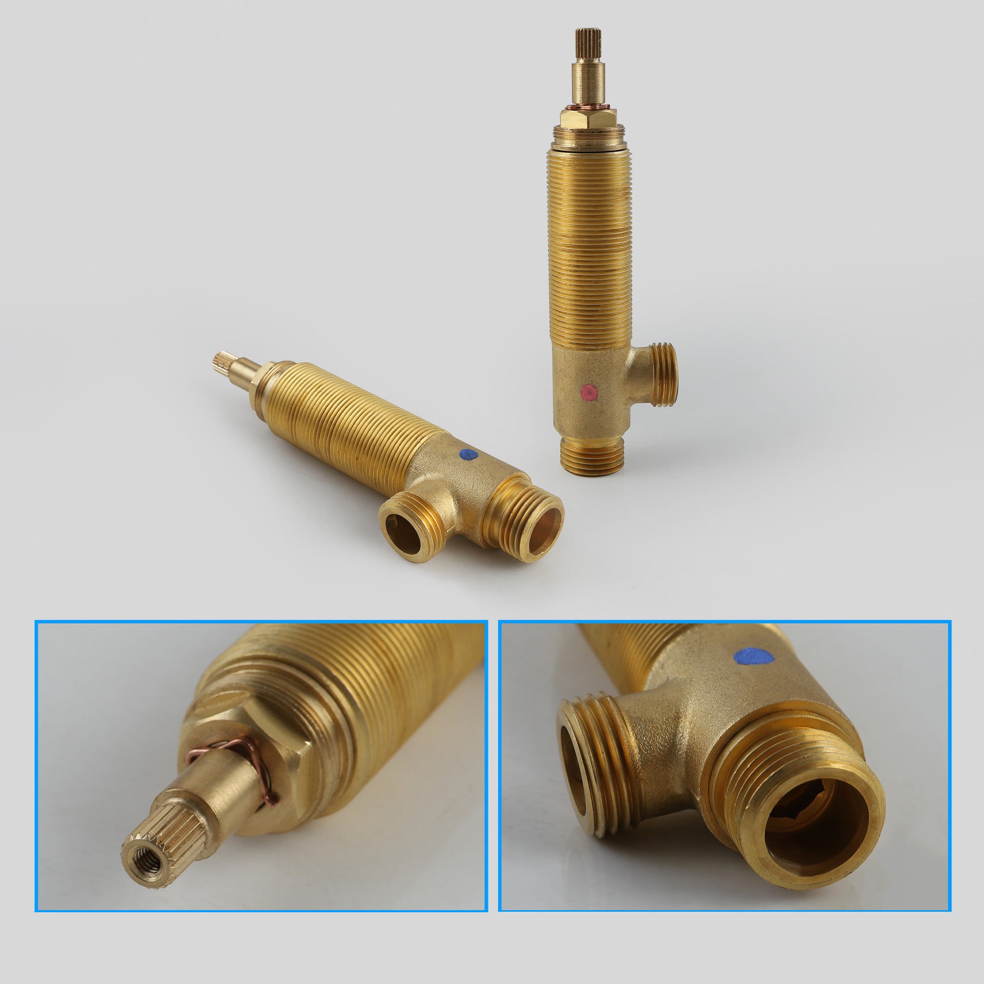 Dual Handle 3 Hole Bathroom Faucet