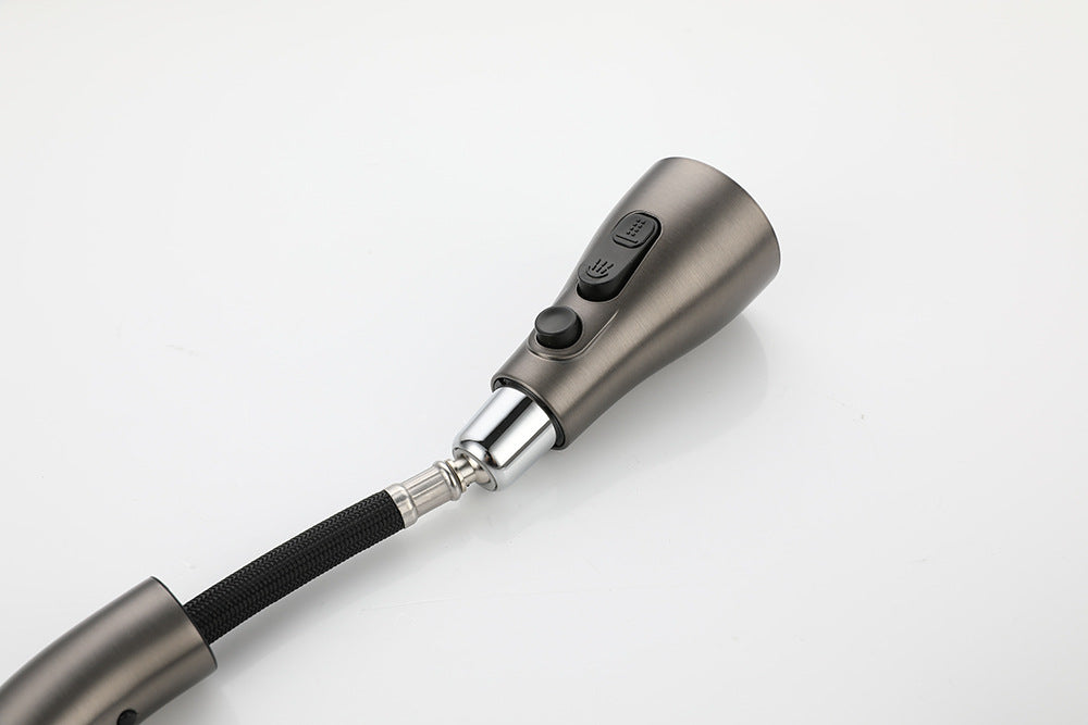 304 Stainless Steel Multifunctional Pull Down Kitchen Faucet