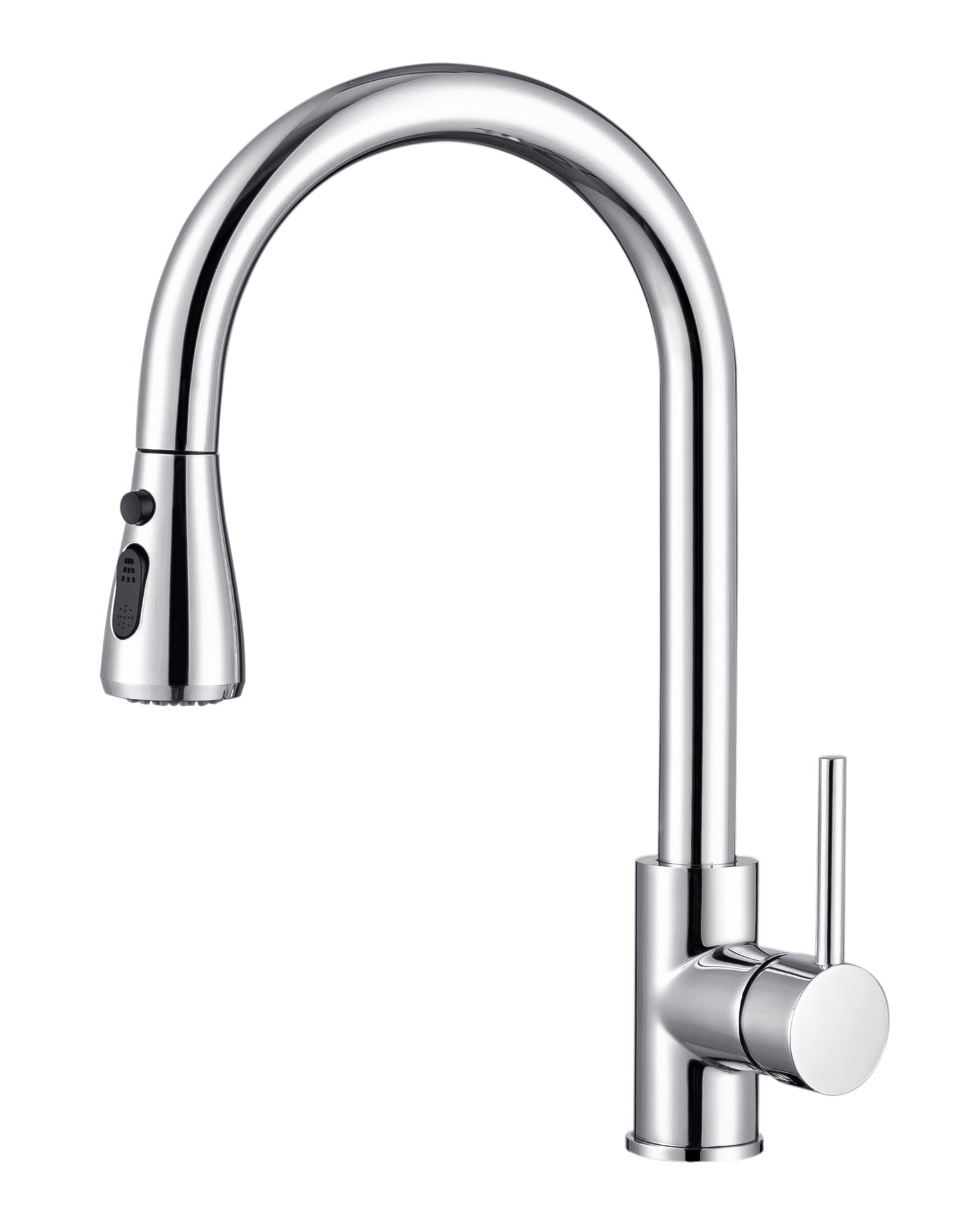 Kitchen Sink Faucet, Kitchen Faucet Brass with Pull Down Sprayer