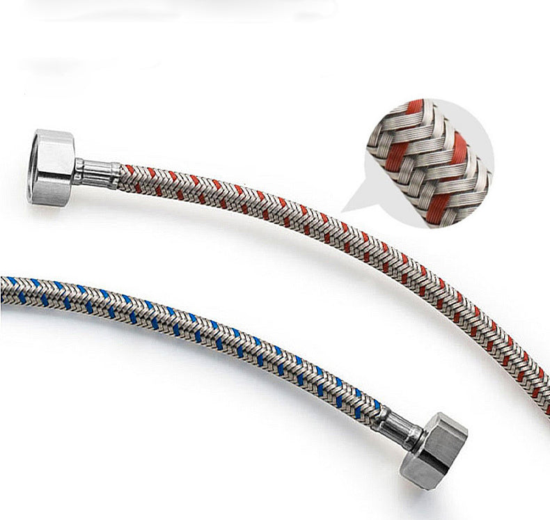 Küchenarmatur mit Pull-Down-Sprayer für heißes und kaltes Wasser aus massivem Messing