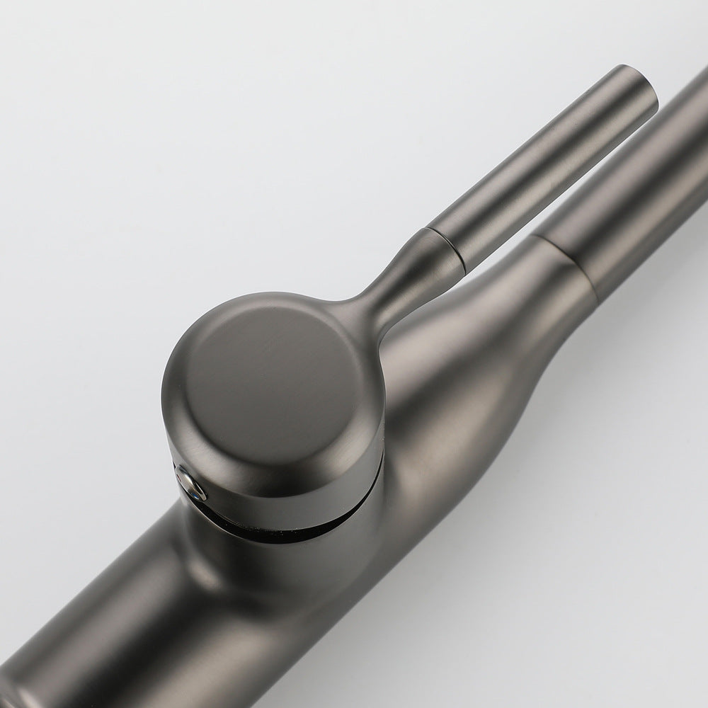 Hot and Cold Water Pull Down Sprayer Kitchen Faucet