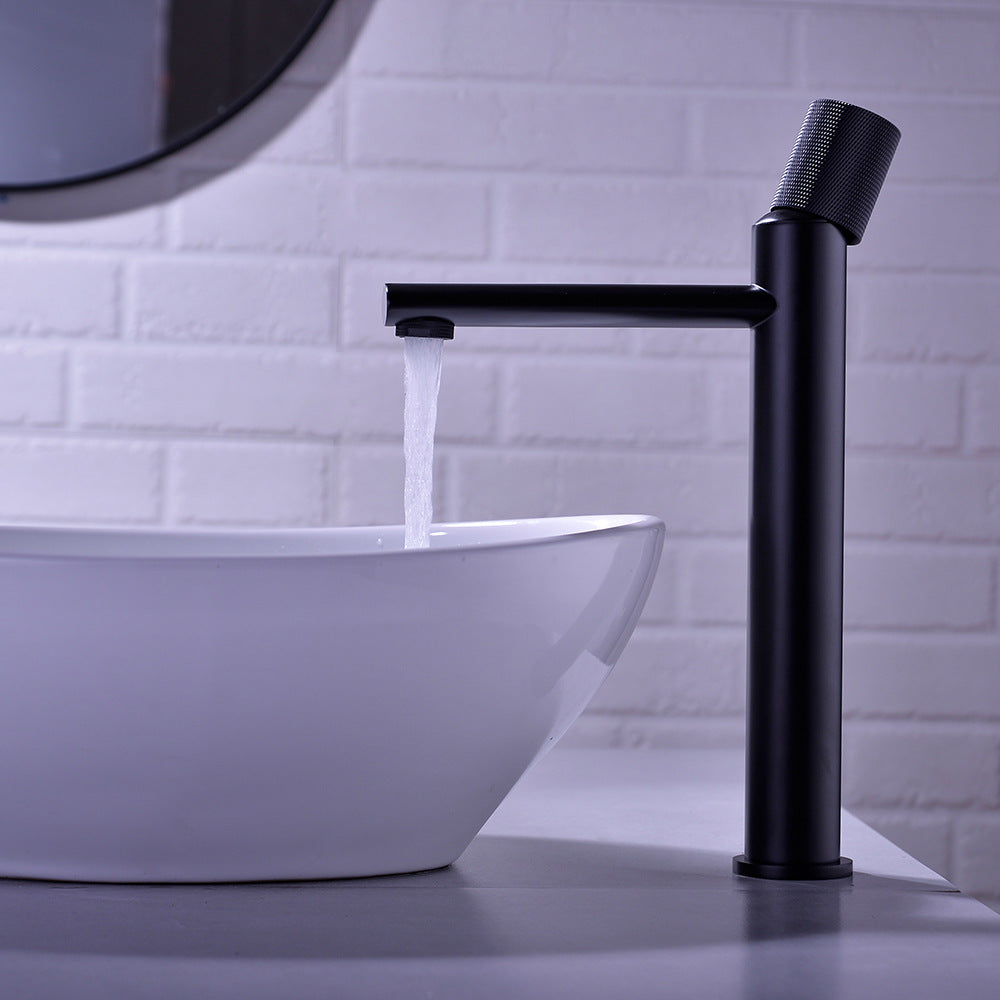 Eumtenr Counter Basin Single Handle Hot and Cold Bathroom Faucet - High End
