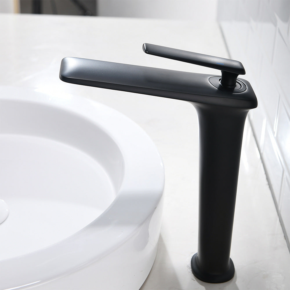 Eumtenr Brass 1.5 GPM Single Handle Bathroom Faucet Suitable for Tall Body Basins