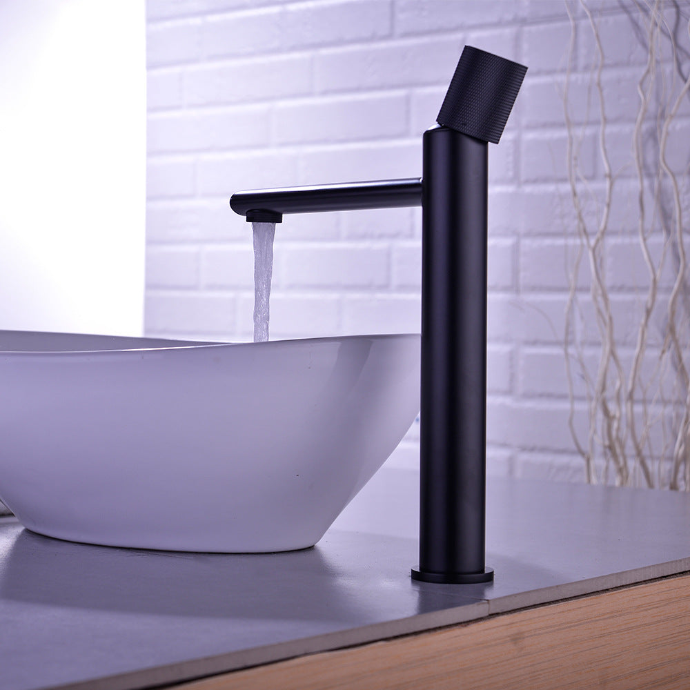 Eumtenr Counter Basin Single Handle Hot and Cold Bathroom Faucet - High End