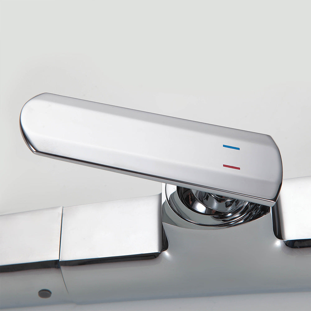 All Brass Simple Cold and Hot Single Hole Single Control Kitchen Faucet