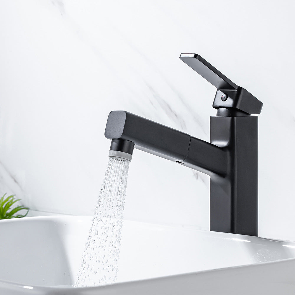 Eumtenr 1.5 GPM Single Handle Pre-Rinse Bathroom Faucet Suitable for Tall Body Basins