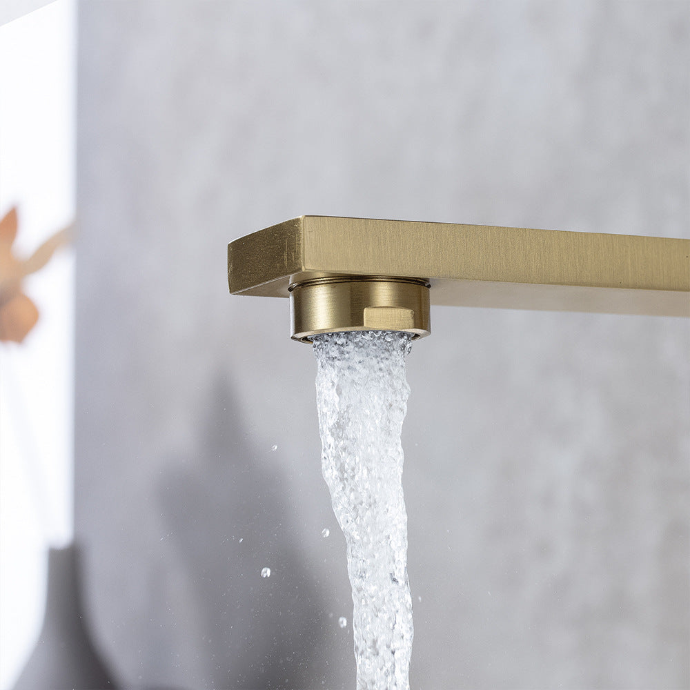 Brass Single-Handle Bathroom Sink Faucet - Polished Chrome