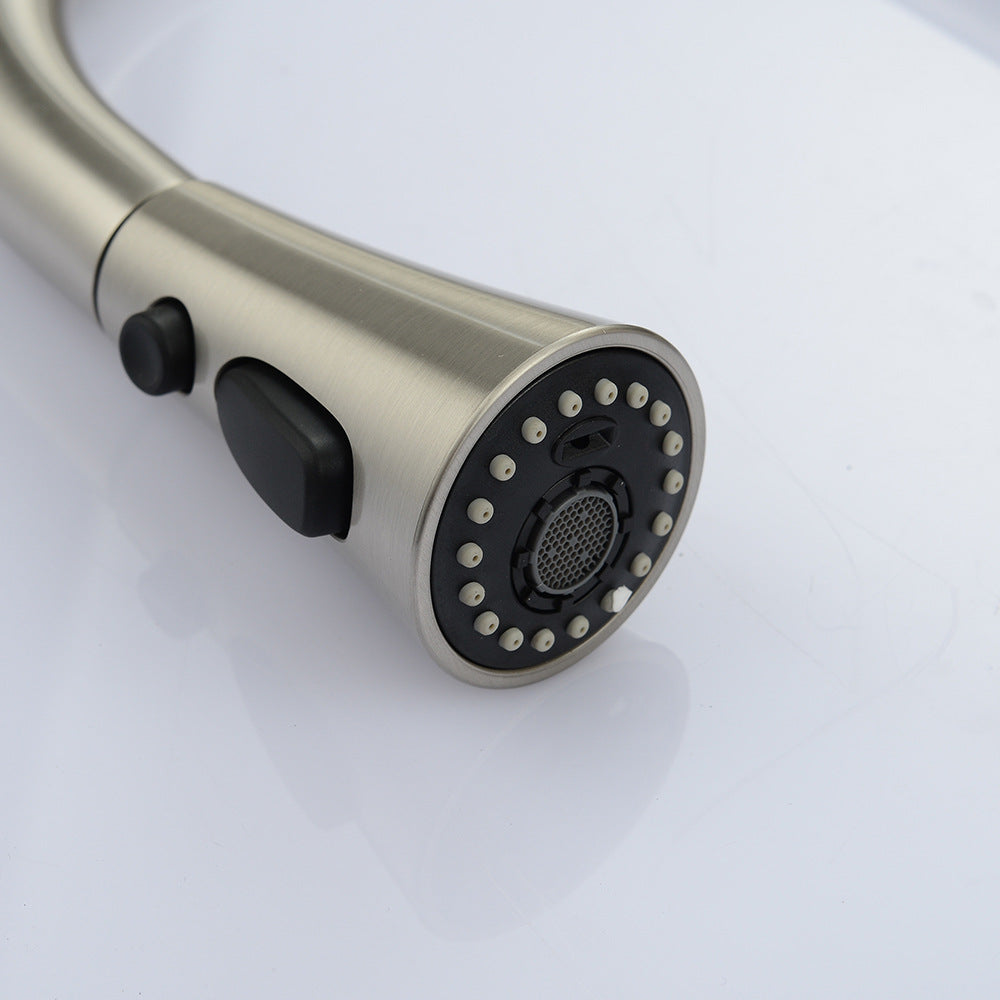 Eumtenr Kitchen Sink Faucet, Kitchen Faucet Brass with Pull Down Sprayer