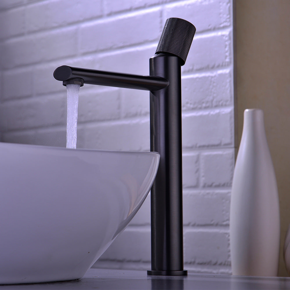 Eumtenr Counter Basin Single Handle Hot and Cold Bathroom Faucet - High End