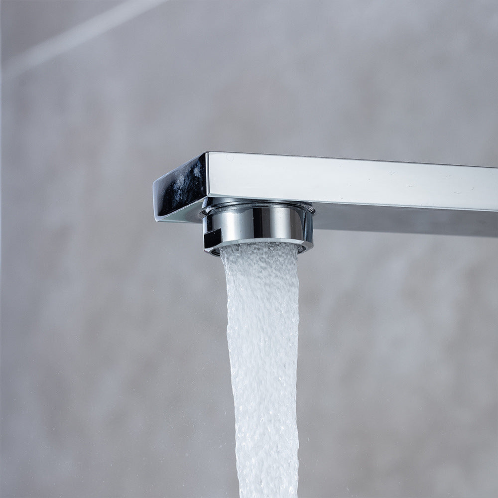 Brass Single-Handle Bathroom Sink Faucet