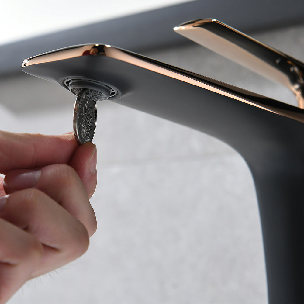 Eumtenr Brass 1.5 GPM Single Handle Bathroom Faucet Suitable for Tall Body Basins