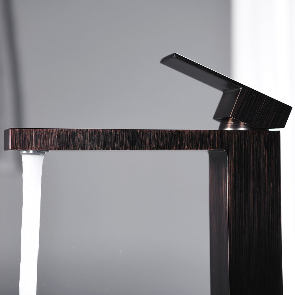 Brass Bathroom Faucet Single Handle - Single Hole