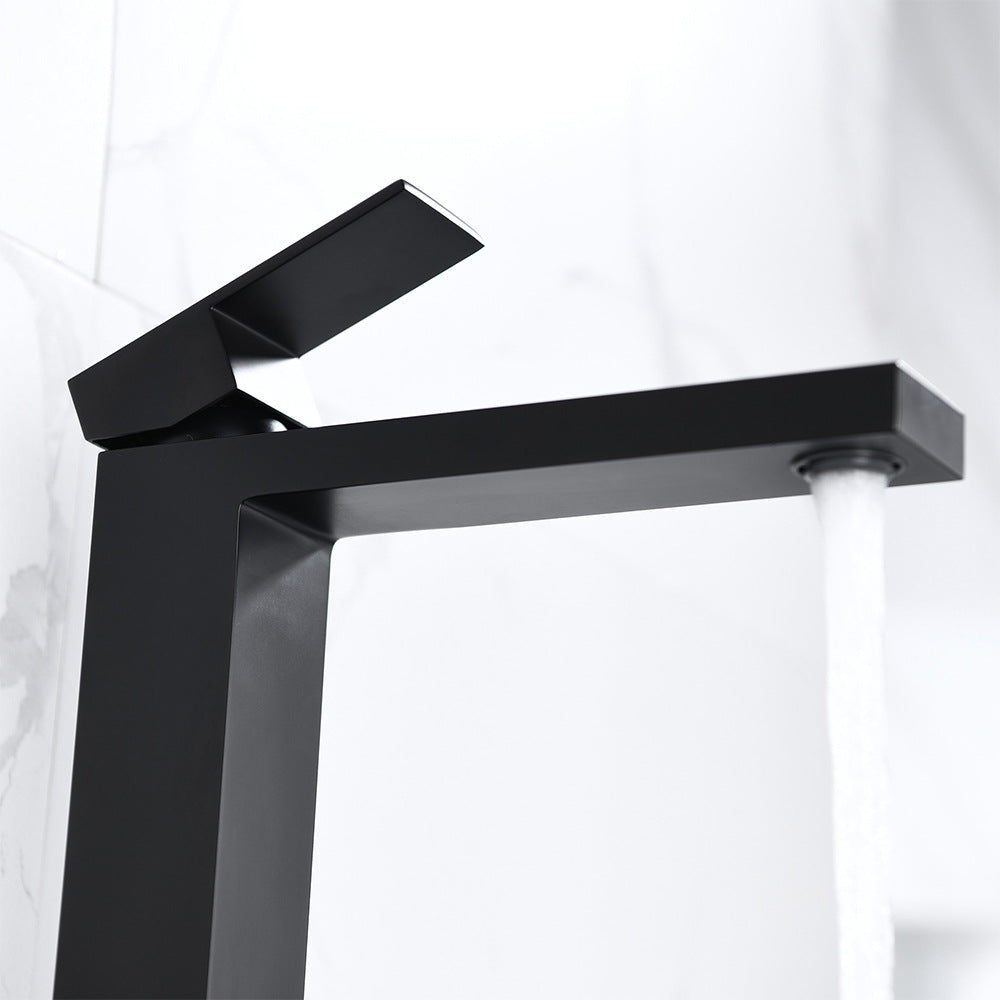 Brass Bathroom Faucet Single Handle - Single Hole