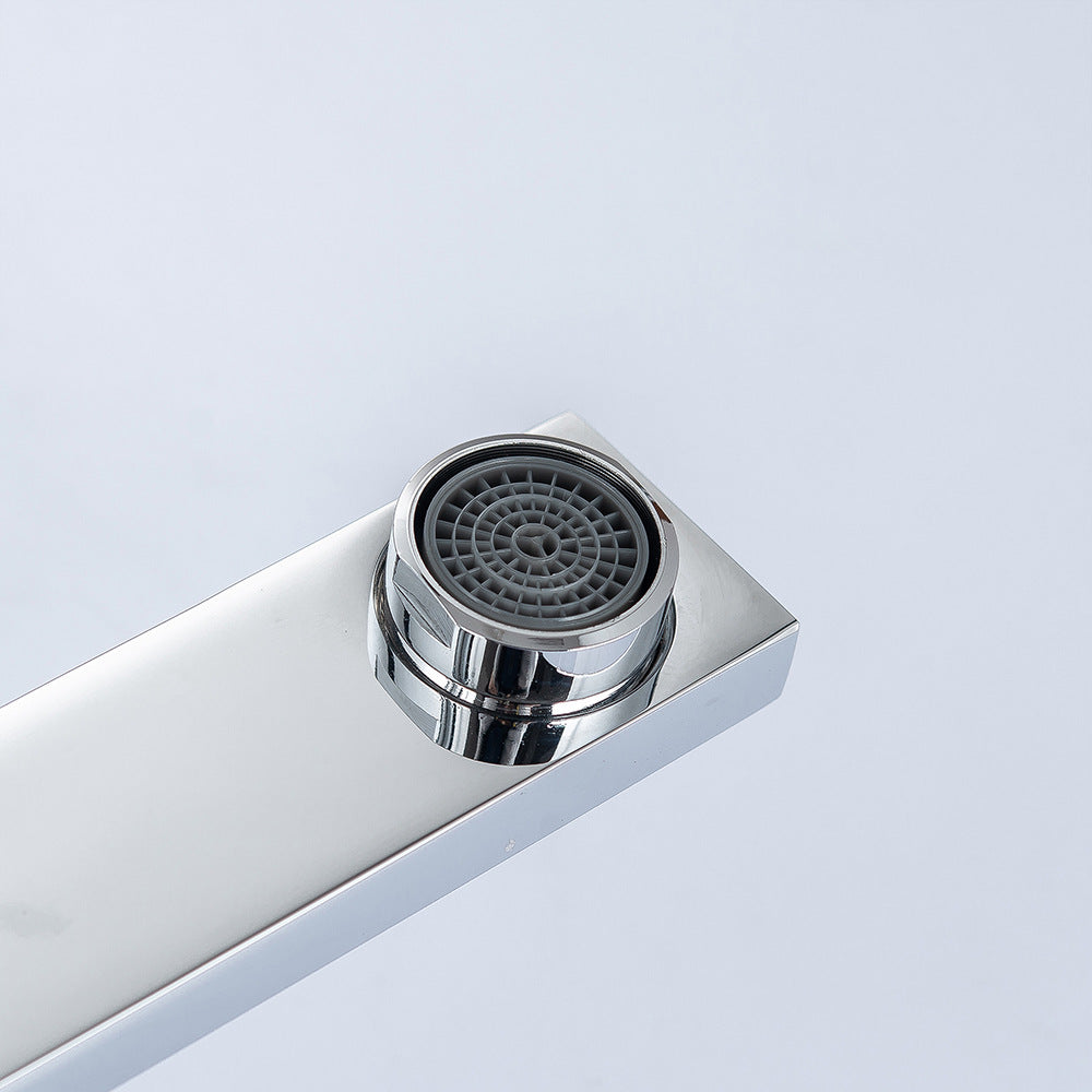 Brass Single-Handle Bathroom Sink Faucet