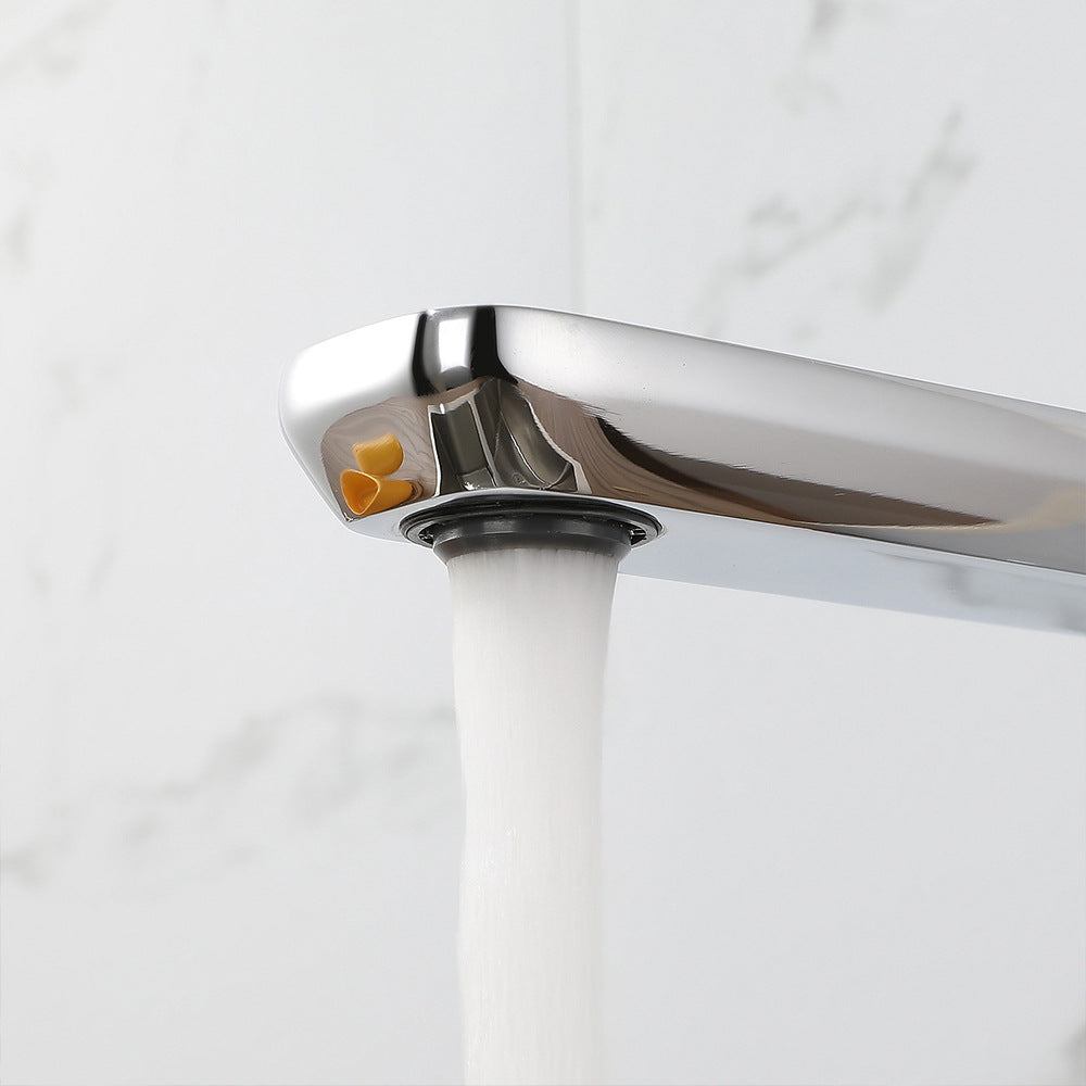 Eumtenr All Brass Cold and Hot Single Hole Kitchen Faucet