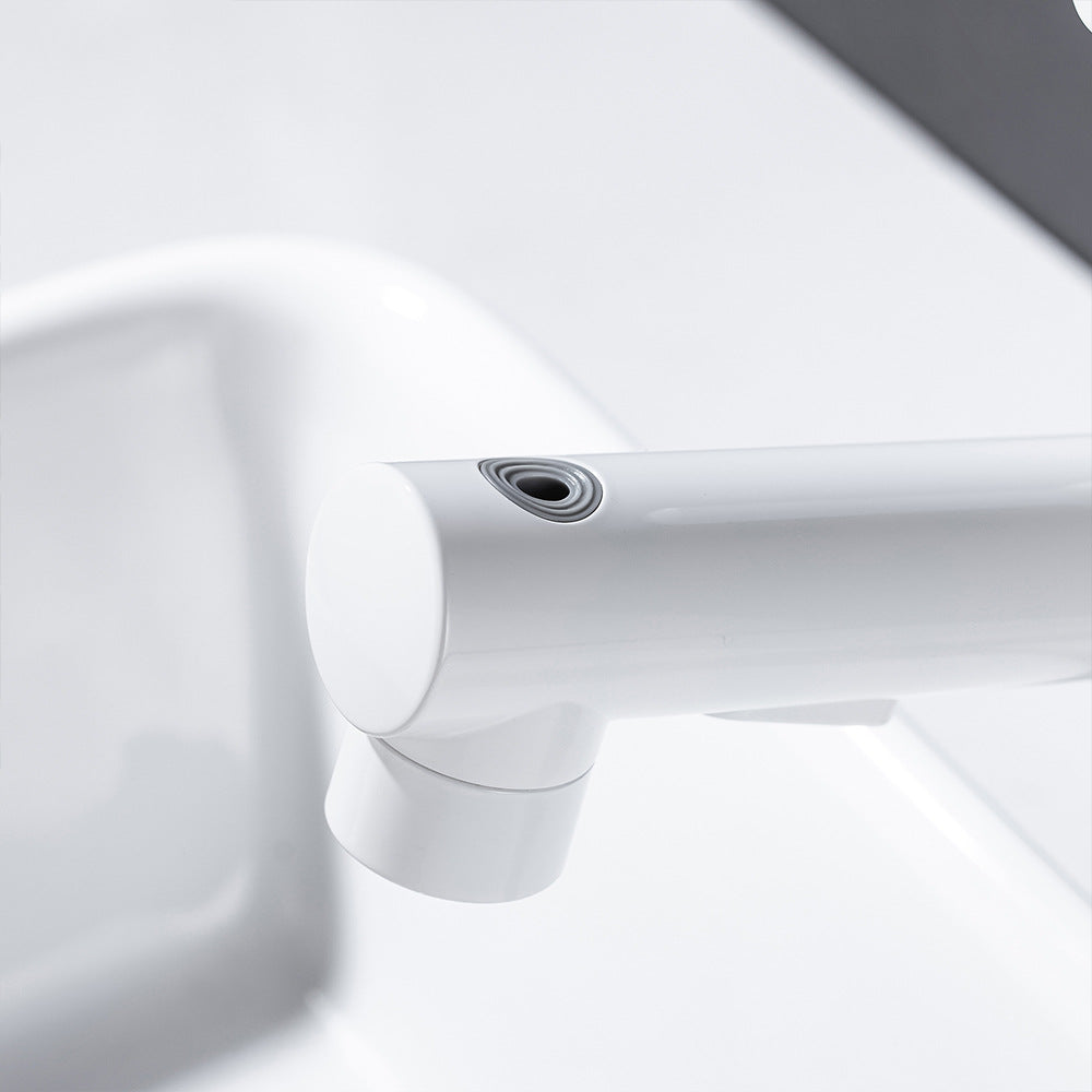 Full Brass Hot and Cold Water Multi-Function Pull Down Bathroom Countertop Basin Bathroom Faucet