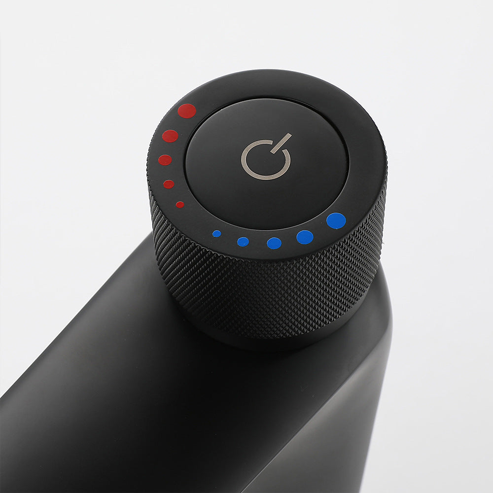 Brass Bathroom Hot and Cold Water Faucet with Rotary Button