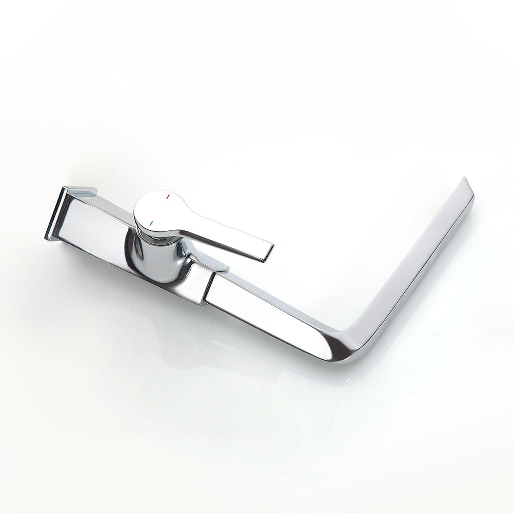 Eumtenr All Brass Cold and Hot Single Hole Kitchen Faucet