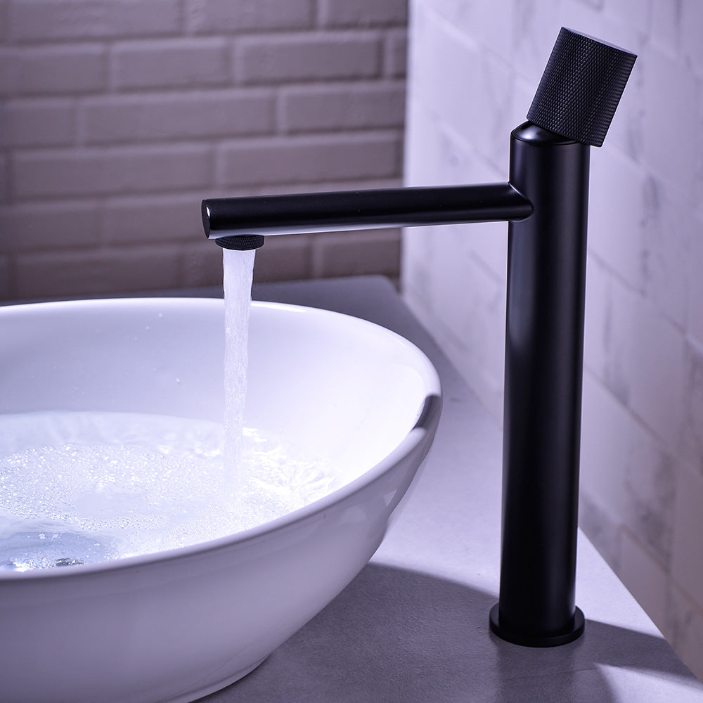 Eumtenr Counter Basin Single Handle Hot and Cold Bathroom Faucet - High End