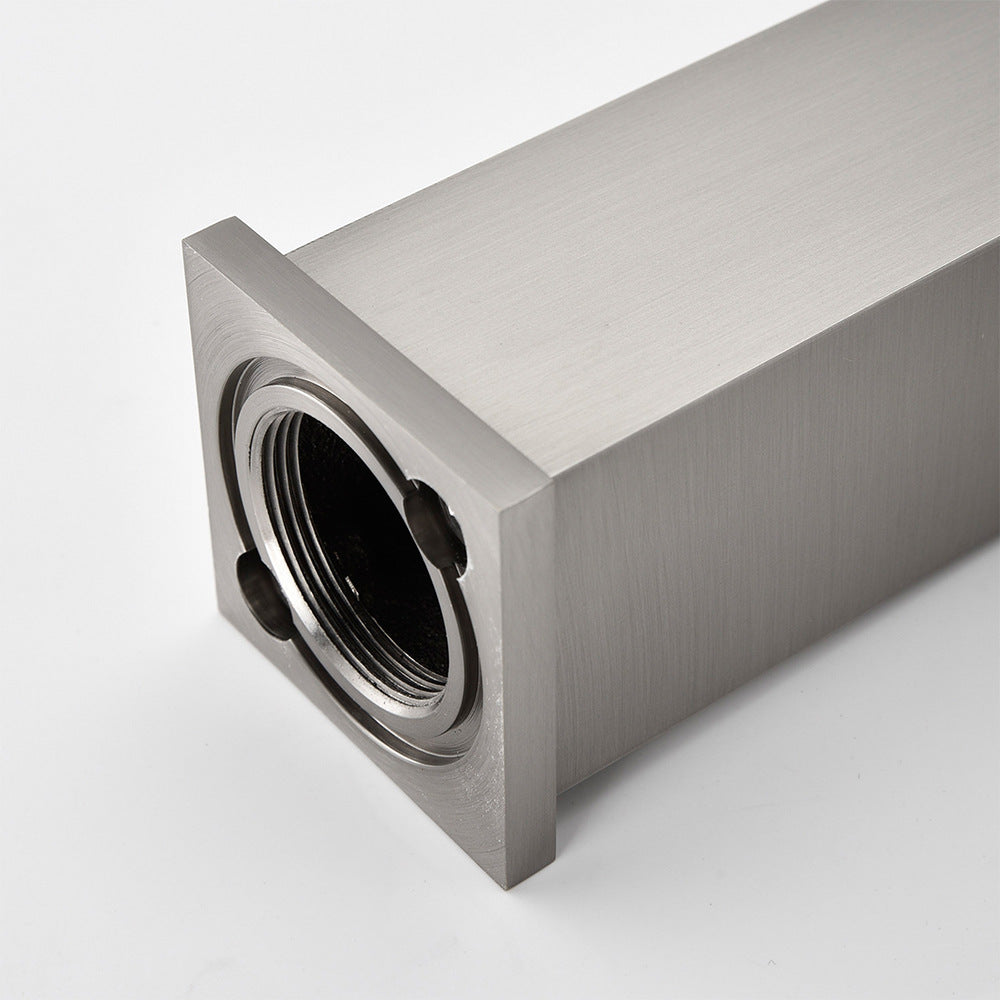 Brass Square Hot and Cold Water Bathroom Faucet