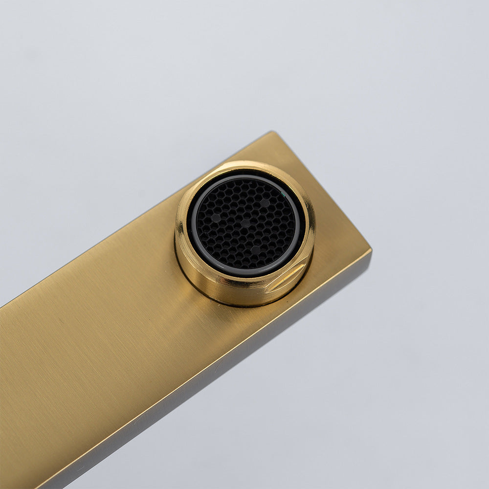 Brass Single-Handle Bathroom Sink Faucet - Polished Chrome