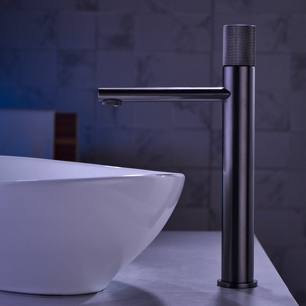 Eumtenr Counter Basin Single Handle Hot and Cold Bathroom Faucet - High End