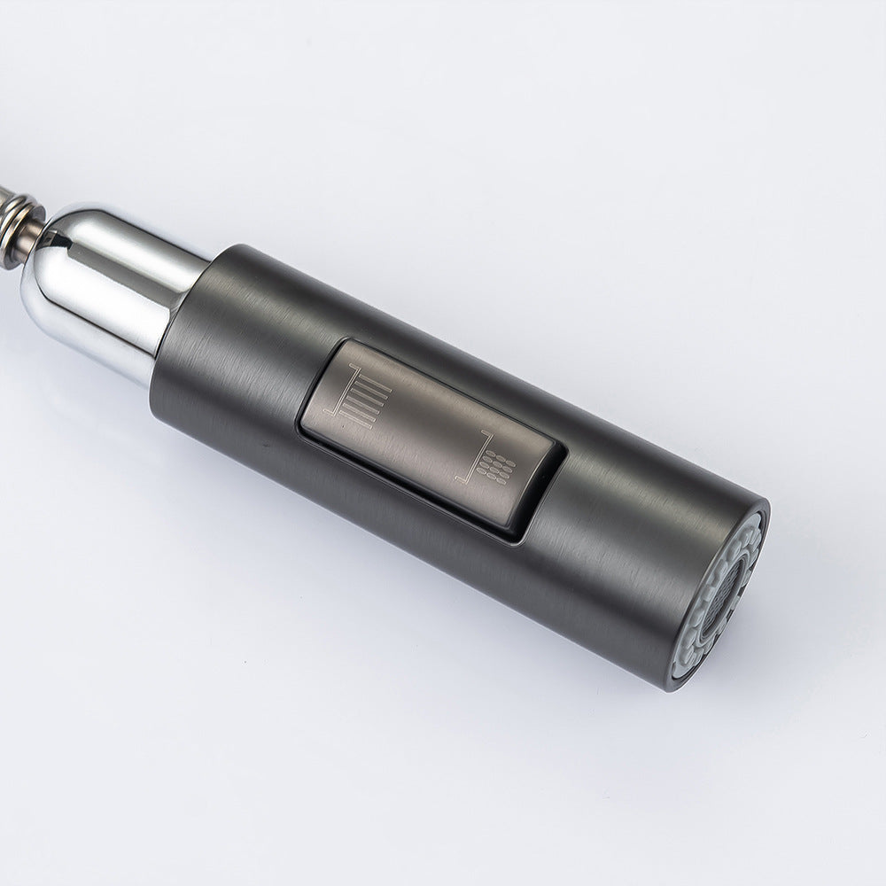 Eumtenr All Brass Single Hole Pull Down Sprayer Kitchen Faucet