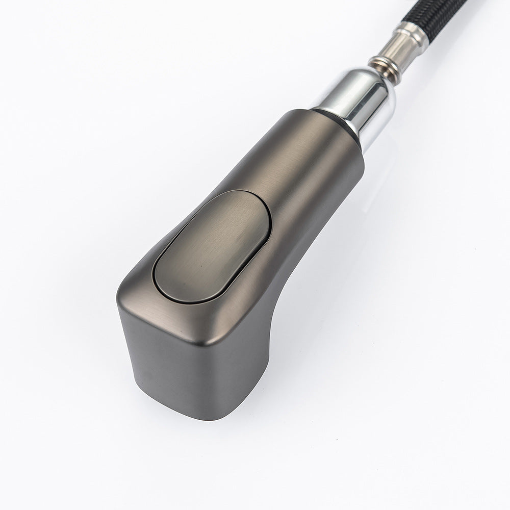 Eumtenr Full Brass Hot and Cold Water Pull Down Bathroom Faucet