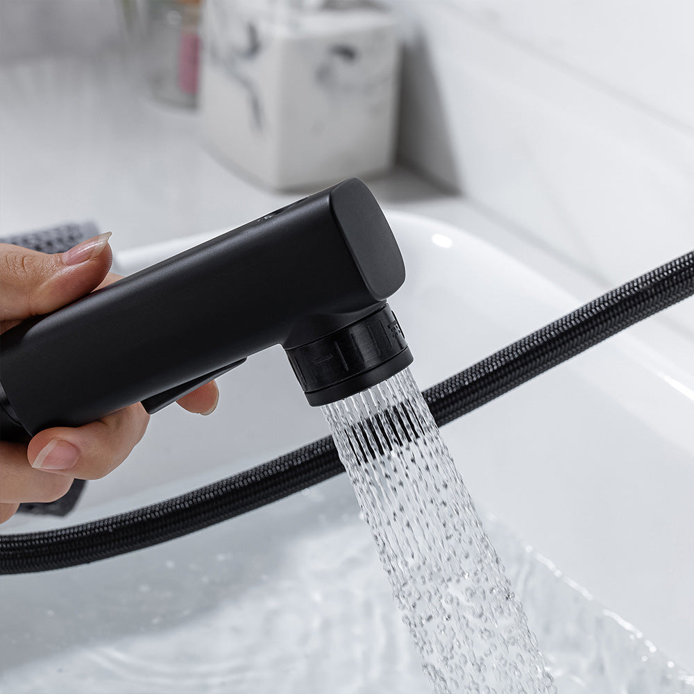 Single Handle Cold and Hot Water Bathroom Faucet Suitable for Tall Body Basins