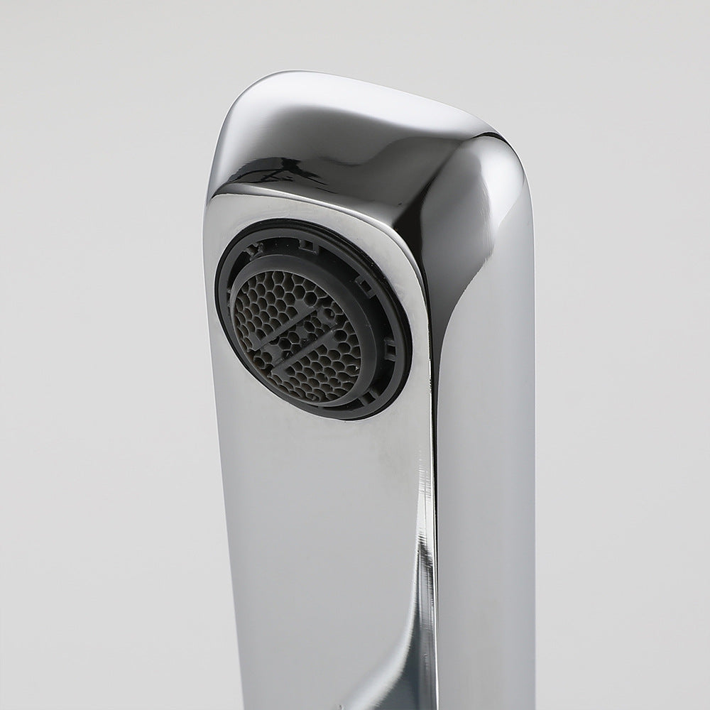 Eumtenr All Brass Cold and Hot Single Hole Kitchen Faucet