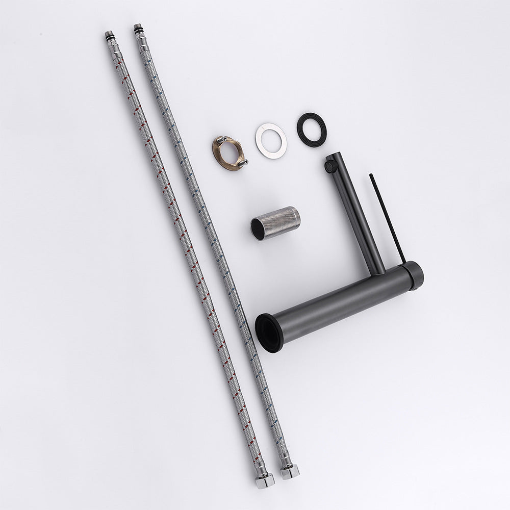 Eumtenr Brass Single-Handle Bathroom Sink Fauce