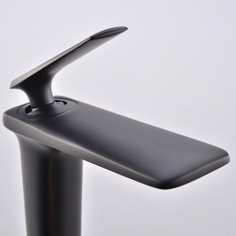 Modern Cold and Hot Single Handle Built-In Switch Bathroom Faucet