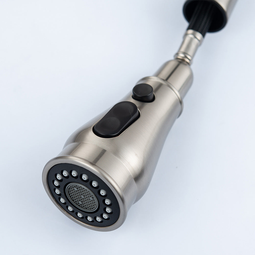 Eumtenr Brass Kitchen Sink Faucet, Kitchen Faucet Brass with Pull Down Sprayer