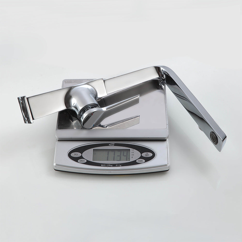 Eumtenr All Brass Cold and Hot Single Hole Kitchen Faucet