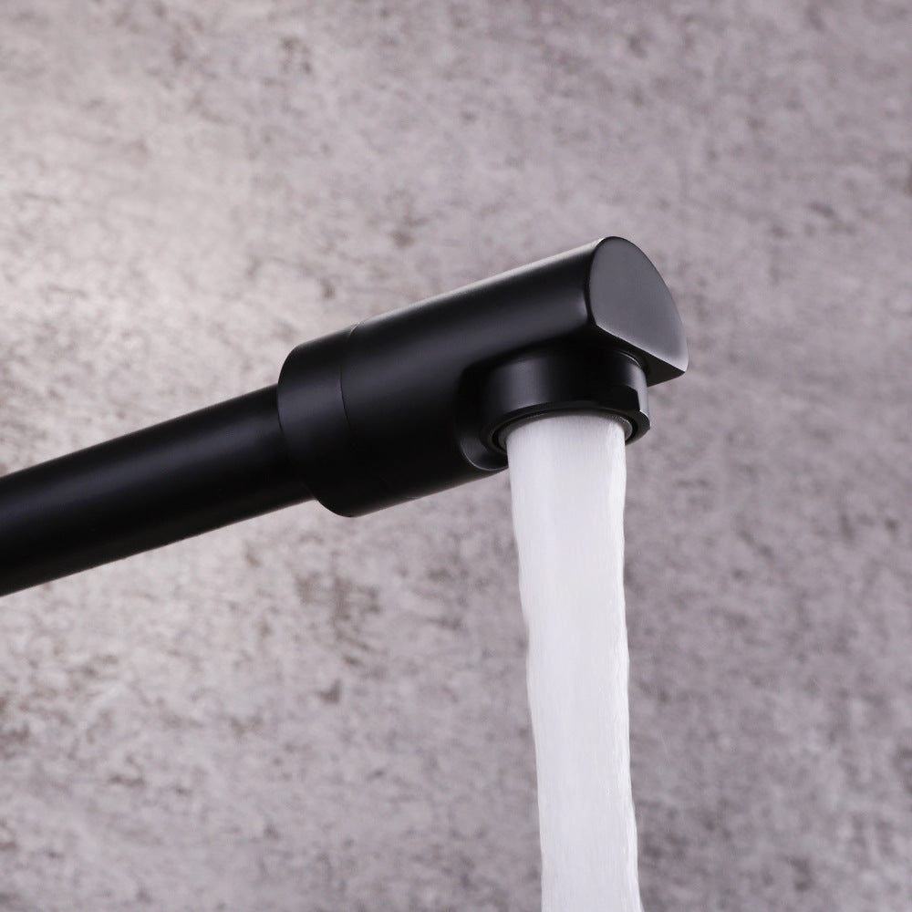 Full Brass Folding Dual Purpose Kitchen Faucet for Water Purification