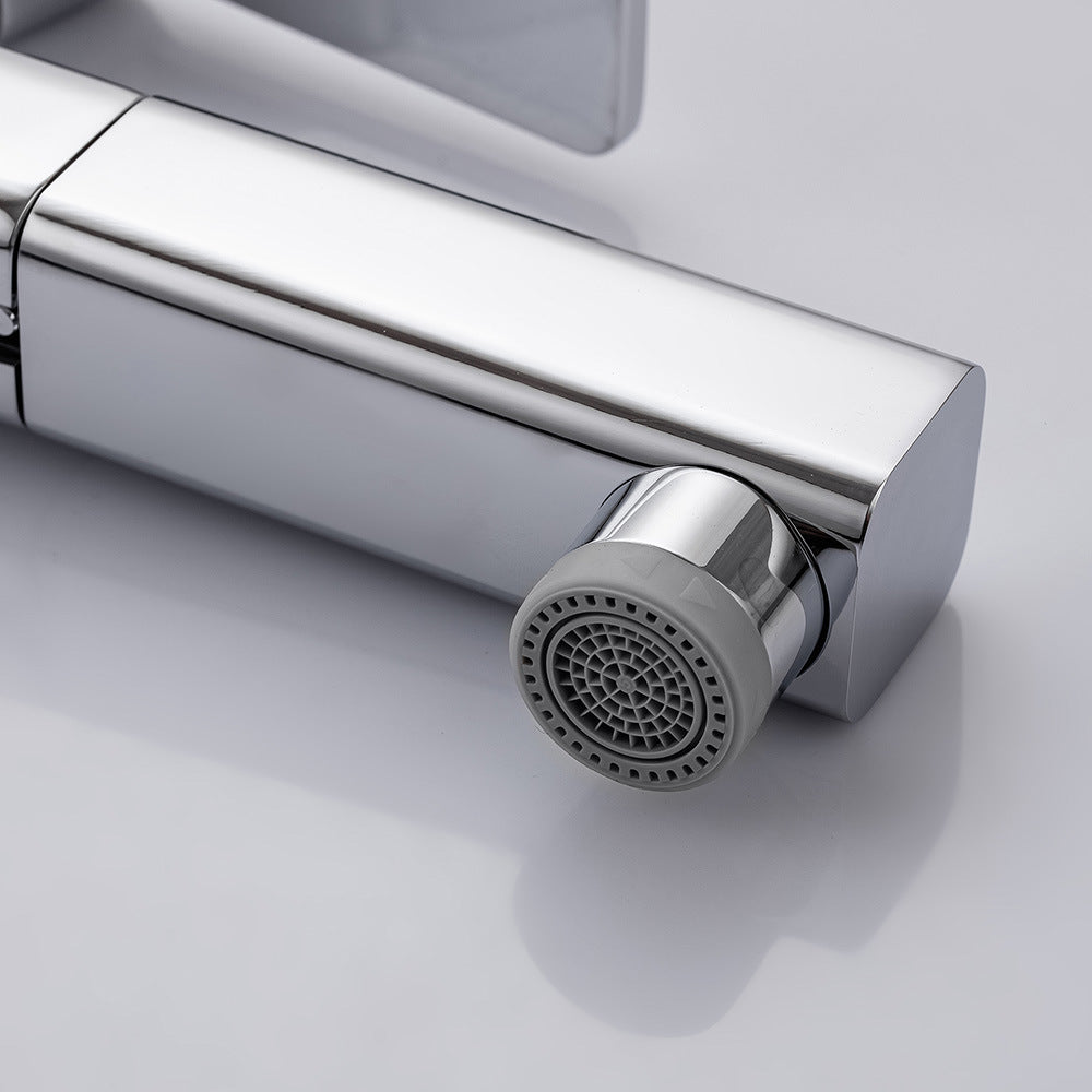 Eumtenr 1.5 GPM Single Handle Pre-Rinse Bathroom Faucet Suitable for Tall Body Basins