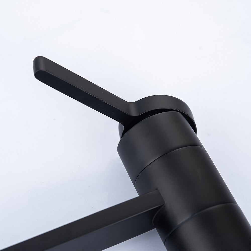 Brass Single-Handle Bathroom Sink Faucet