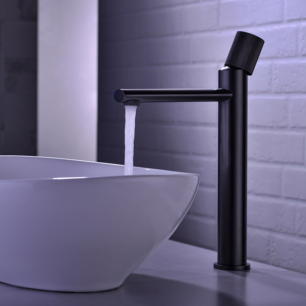 Eumtenr Counter Basin Single Handle Hot and Cold Bathroom Faucet - High End