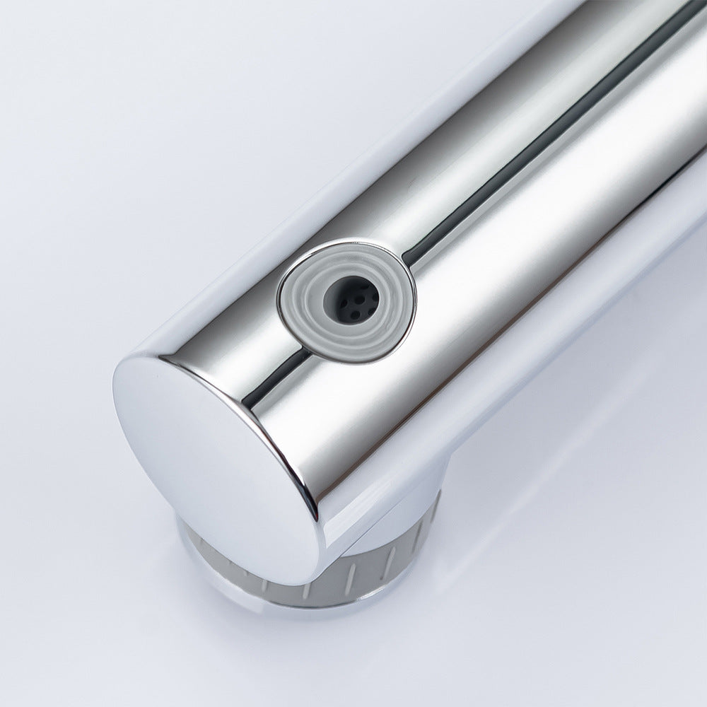 Full Brass Hot and Cold Water Multi-Function Pull Down Bathroom Countertop Basin Bathroom Faucet