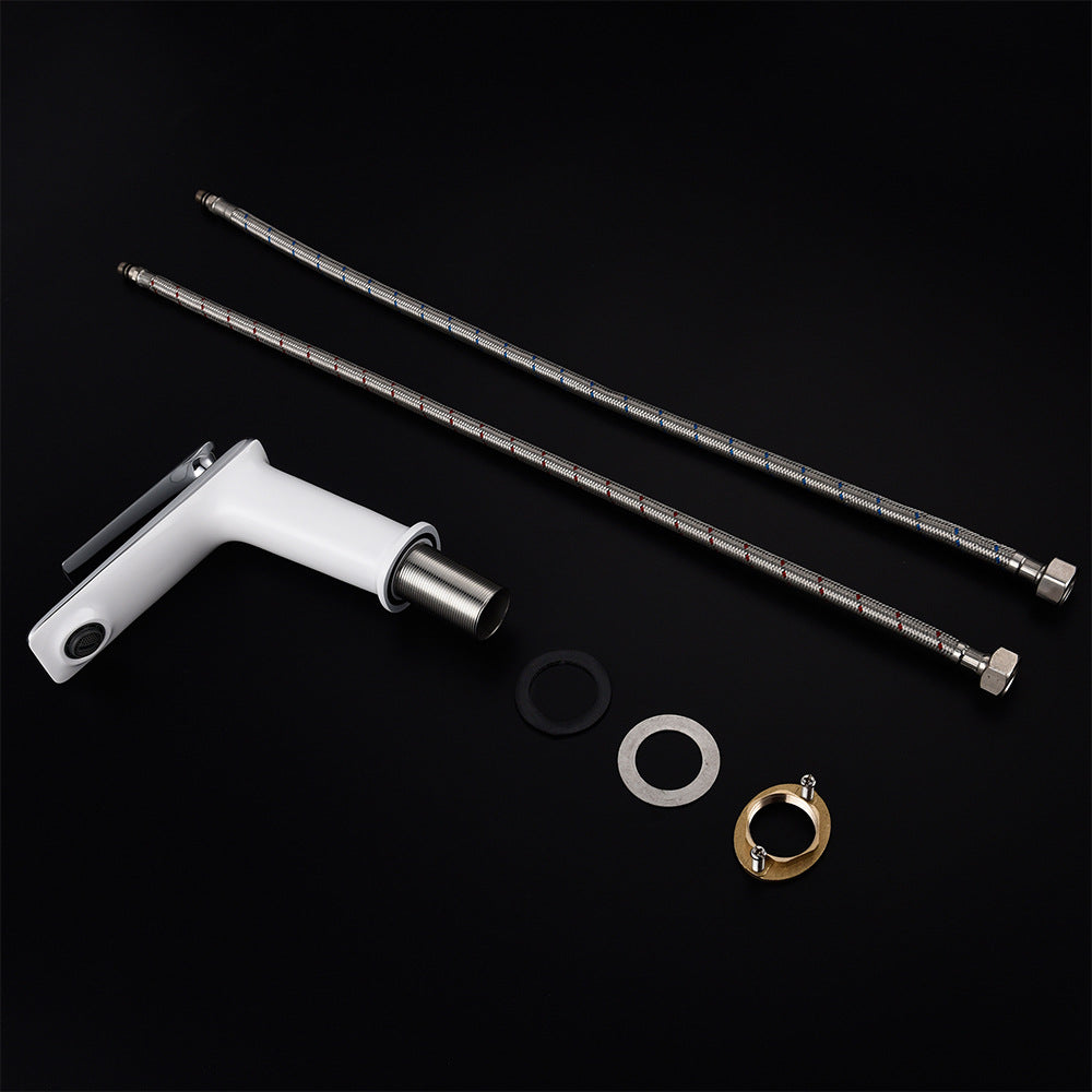 Modern Cold and Hot Single Handle Built-In Switch Bathroom Faucet