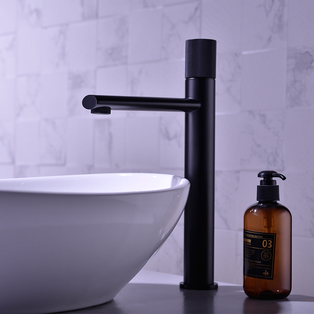 Eumtenr Counter Basin Single Handle Hot and Cold Bathroom Faucet - High End