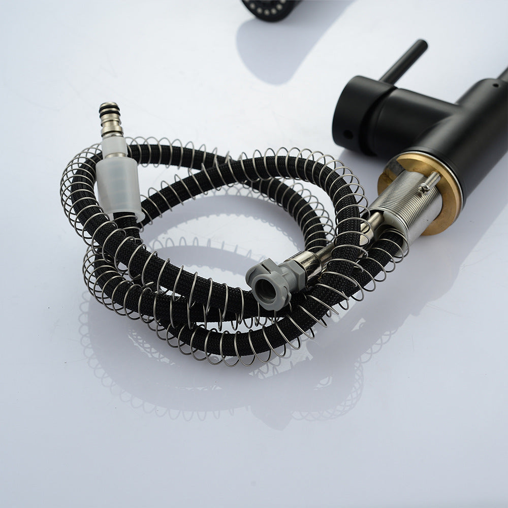 Eumtenr Kitchen Sink Faucet, Kitchen Faucet Brass with Pull Down Sprayer