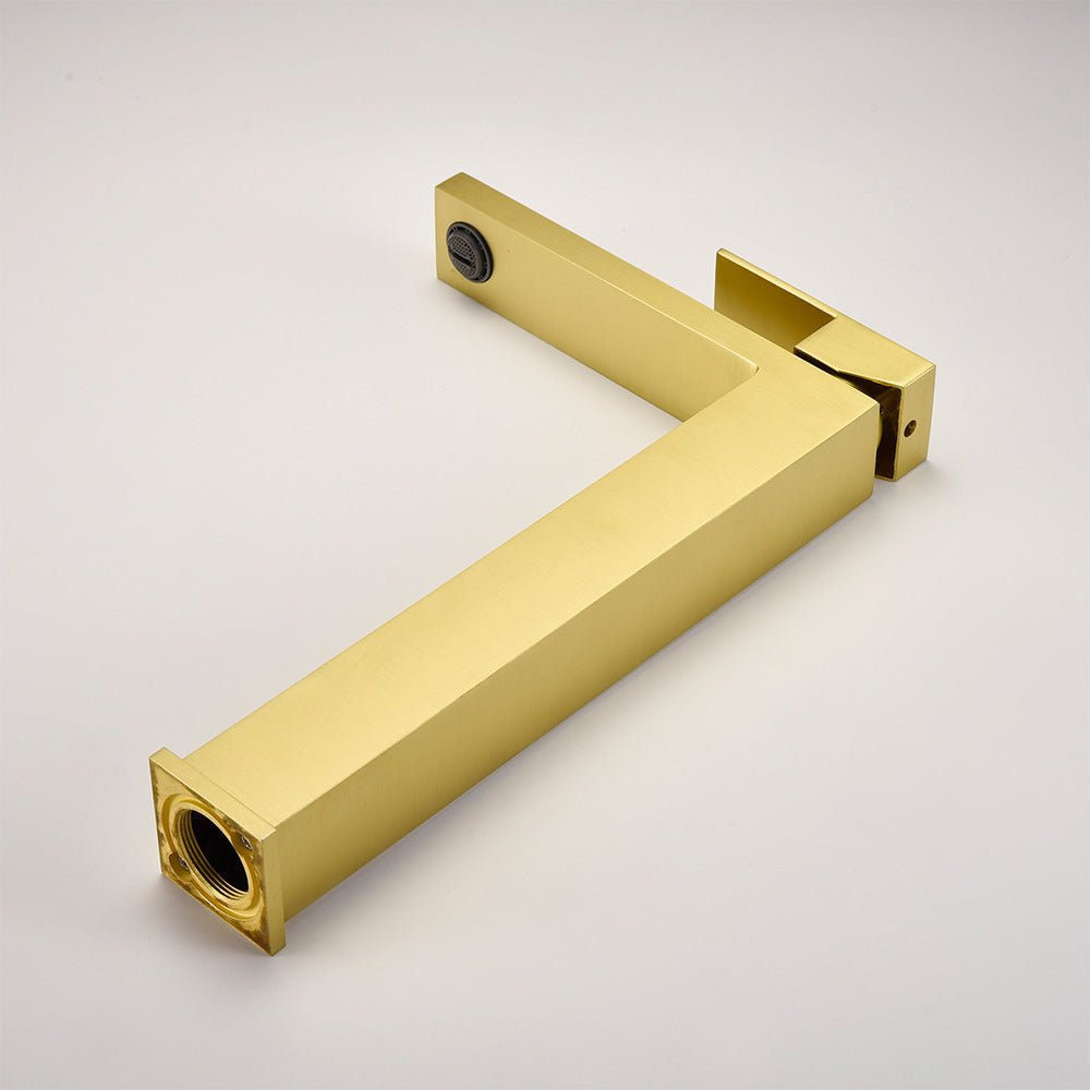 Brass Bathroom Faucet Single Handle - Single Hole